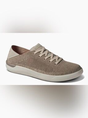 Reef Swellsole Neptune Sneaker - Men's Size 10.5 Tan Beige NEW
